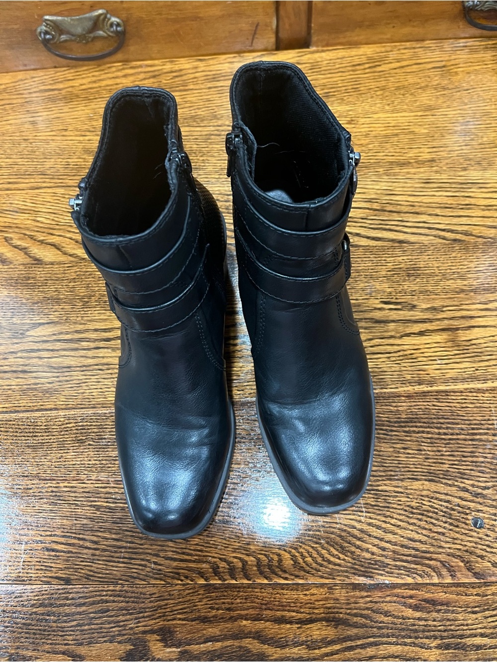 Baretraps Towanda Black Ankle Booties – Size 7.5 🖤 Fall Witchy Moto Edgy - Picture 7 of 9